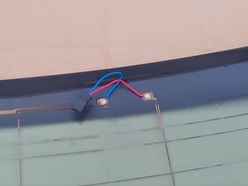 MERCEDES GLC X253 2015 ЗАДНЕЕ СТЕКЛО КАПОТА