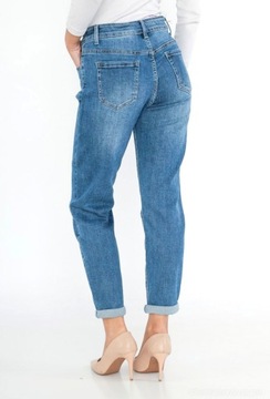 БРЮКИ ЖЕНСКИЕ M.SARA MOM FIT, МОДНЫЕ СВОБОДНЫЕ НОГИ