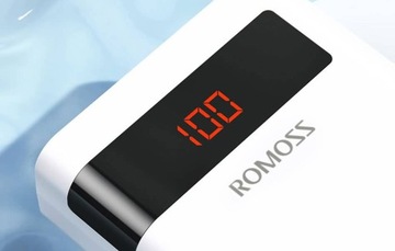 ROMOSS МОЩНЫЙ USB POWERBANK ДЛЯ ТЕЛЕФОНА 30000МАЧ 2X USB-A USB-C QC PD 18Вт