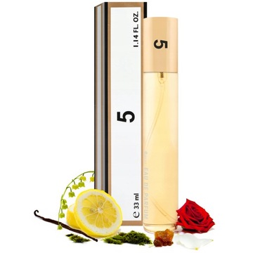 5 perfumy damskie 33ml perfumetki