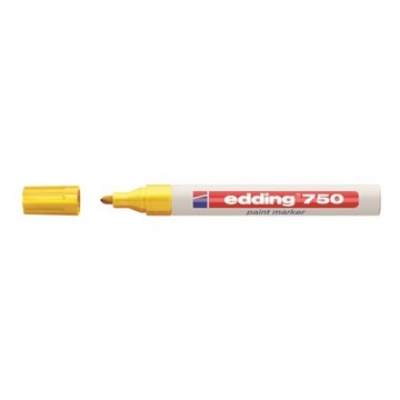 Marker olejowy EDDING 750 2-4mm żółty okrągły NaBiurQ