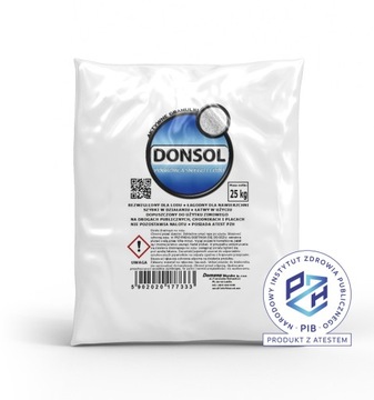 DONSOL 25kg worek antylód nie sól drogowa pogromca