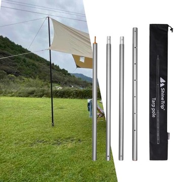 Опорные стержни навеса из алюминиевого сплава и титана