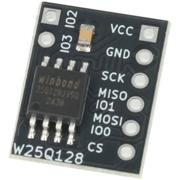 Moduł Pamięci Flash W25Q128 SPI QSPI msalamon