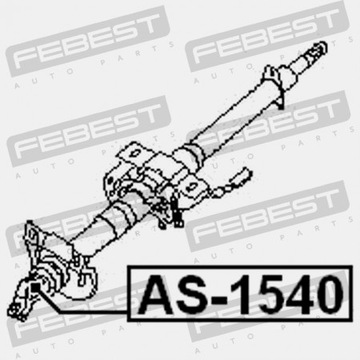 KŘIŽÁK SLOUPCE ŘÍDÍCÍ OPEL ANTARA