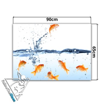декор стеклянная закаленная панель HD 90x65 аквариум