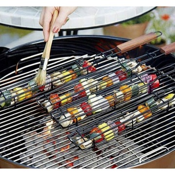 Корзина ГРИЛЬ КОЛБАСНЫЕ ШАШЛИНКИ 49см x4