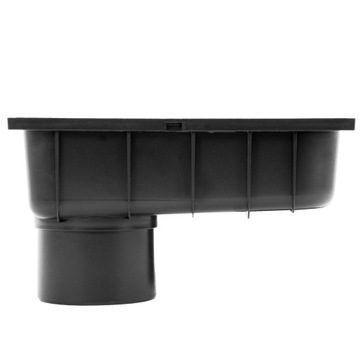 Studzienka rynny z odpływem dolnym 110 - grafit