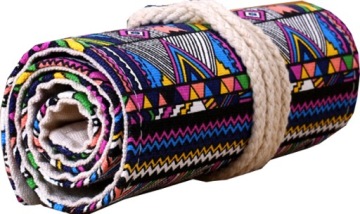 ROOGU Rolling pencil case Пенал Rolling case Essentials Pencils Rainbow Totem