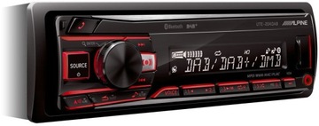 АВТОМОБИЛЬНОЕ РАДИО ALPINE UTE-204DAB BT DAB + FLAC + USB + MULTICOLOR + AUX