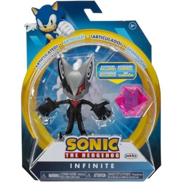 SONIC THE HEDGEHOG JAKKS PACIFIC RUCHOMA FIGURKA INFINITE + PHANTOM RUBY