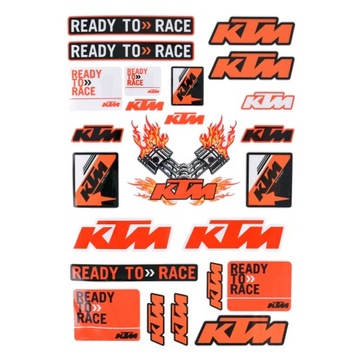 NAKLEJKI NA MOTOR MOTOCYKL ROWER KTM SX EXC DUKE