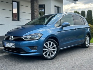 Volkswagen Golf Sportsvan Sportsvan 2.0 TDI BlueMotion Technology 150KM 2014 2.0 TDI, Highline, Bi Ksenon, Kamera Cofania, Navi, Alu, Radar, ALCANTARA