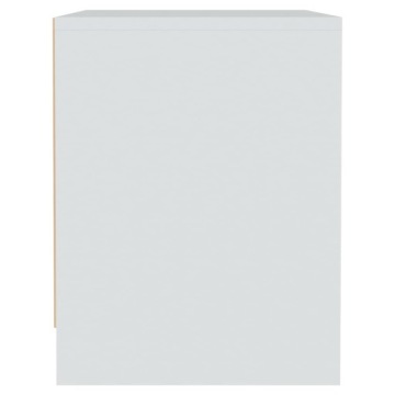 Тумбочка прикроватная, белый, 45x34x44,5 см