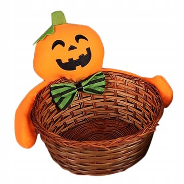 Pumpkin Statue Basket Candy Kosze cukierki