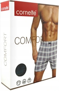 БОКСЕРЫ CORNETTE COMFORT, свободные УЗОРЫ, 5 шт - XL