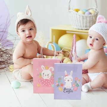 Бумажные подарочные пакеты Сумки для кроликов