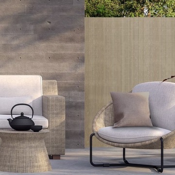 Коврик двусторонний балконный, ограждение ПВХ для террасы/сада 300х90 см БАМБУК