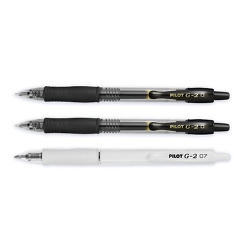 Długopis żelowy G2 czarny Pilot x3 do biura do szkoły