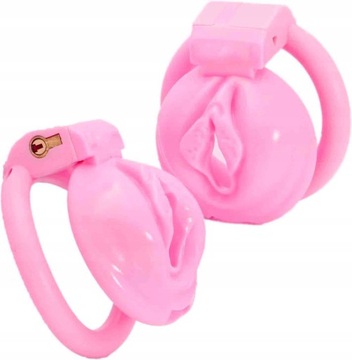 Chastity MAŁY RÓŻOWY PAS CNOTY CHASTITY 4 RINGI