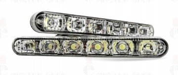 ŚWIATŁA DZIENNE DRL OŚWIETLENIE DROGOWE 6 LED