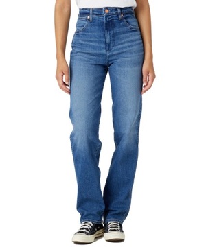 Jeansy Wrangler Mom Straight W27MYLZ71 W 26 / L 32