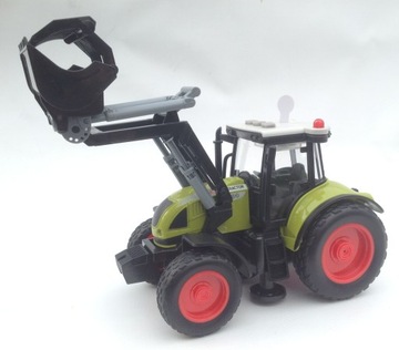 Duży Traktor Ciągnik podnośnik, ŚWIATŁO I DŹWIĘK