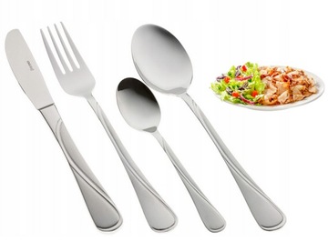 SZTUĆCE STALOWE KOMPLET 72-częściowy ZESTAW