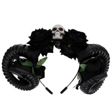 HORROROWY NAKRYCIE NA GŁOWĘ, KOSTIUM Z ROGAMI, OPASKA NA GŁOWĘ, ROGI, HALLOWEEN