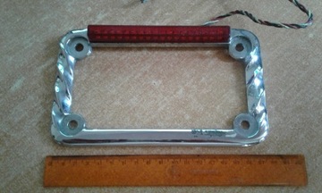 HARLEY Custom ramka tablicy z swiatłem stop led