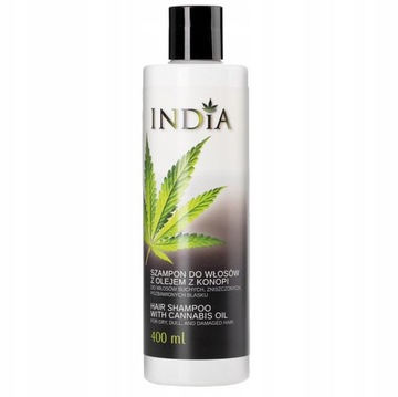 Szampon konopny do włosów z kolagenem 400ml INDIA