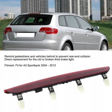 ТРЕТИЕ ТОРМОЗНЫЕ ФОНАРИ ВЫСОКОГО УРОВНЯ НА AUDI A3