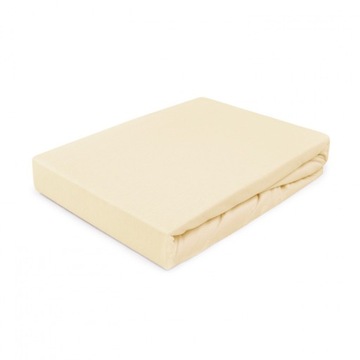 Prześcieradło z gumką 120x200 jersey bananowe 100% BAWEŁNA