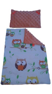 POŚCIEL DLA LALEK Z WYPEŁNIENIEM KOŁDERKA PODUSZKA