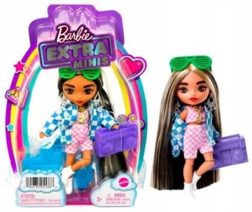 Модная кукла Barbie Extra Minis HGP62 HGP64