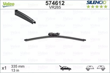 ДВОРНИКИ VALEO SILENCIO P+T VW PASSAT B8 COMBI