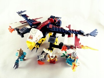 LEGO CHIMA 70142 Ognisty Pojazd Erisa Używany