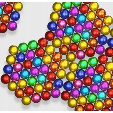 KOLOROWE KULKI MAGNETYCZNE 5MM 8-KOLORÓW NEOCUBE