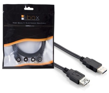 KABEL PRZEWÓD PRZEDŁUŻACZ USB 2.0 WTYK-GNIAZDO 3m