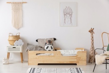 Łóżko dziecięce drewniane BOX 2 90x180cm ADK