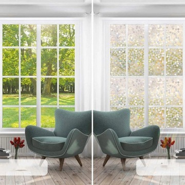 3D САМОКЛЕЯЩАЯСЯ ДЕКОРАТИВНАЯ ПЛЕНКА ДЛЯ ОКОН ДОМ 90×200см