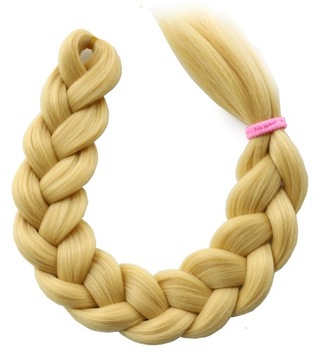 Włosy Syntetyczne Warkoczyki PROSTE blond 0935