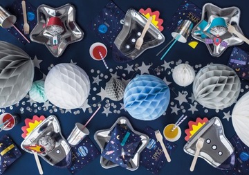 Топперы для украшения торта на день рождения КОСМОС