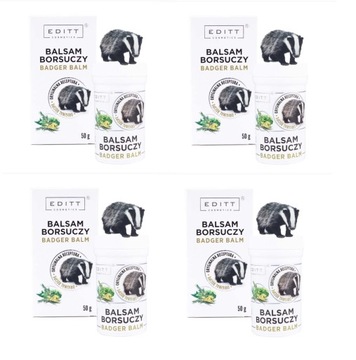 Editt Balsam borsuczy na lepsze oddychanie 4 x 50g