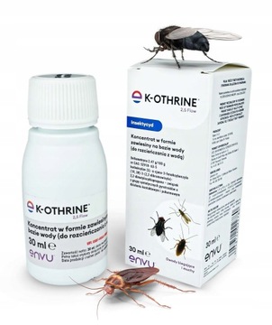 K-OTHRINE FLOW ENVU 30 ml oprysk na prusaki muchy karaluchy pluskwy 30ml