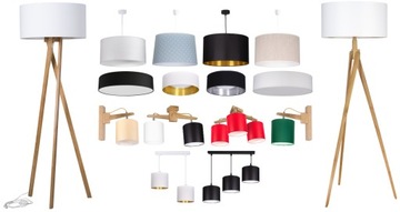 HIT черный, стильный, современный потолочный светильник LIVO, Ø 70 см