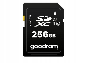 КАРТА ПАМЯТИ GOODRAM MICRO SD + АДАПТЕР 256 ГБ КЛАСС 10 UHS-I