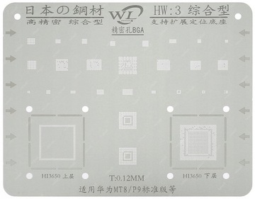 SITO BGAP MATRYCA HUAWEI HI3650 MT8 P9 HW:3