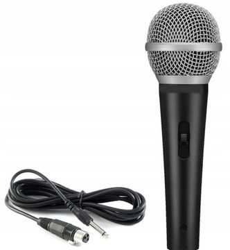 Mikrofon dynamiczny 3 m JACK 6.3 mono