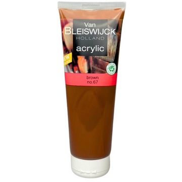 FARBA AKRYLOWA TUBKA 250 ml BRĄZ BRĄZOWA no.67 Van Bleiswijck